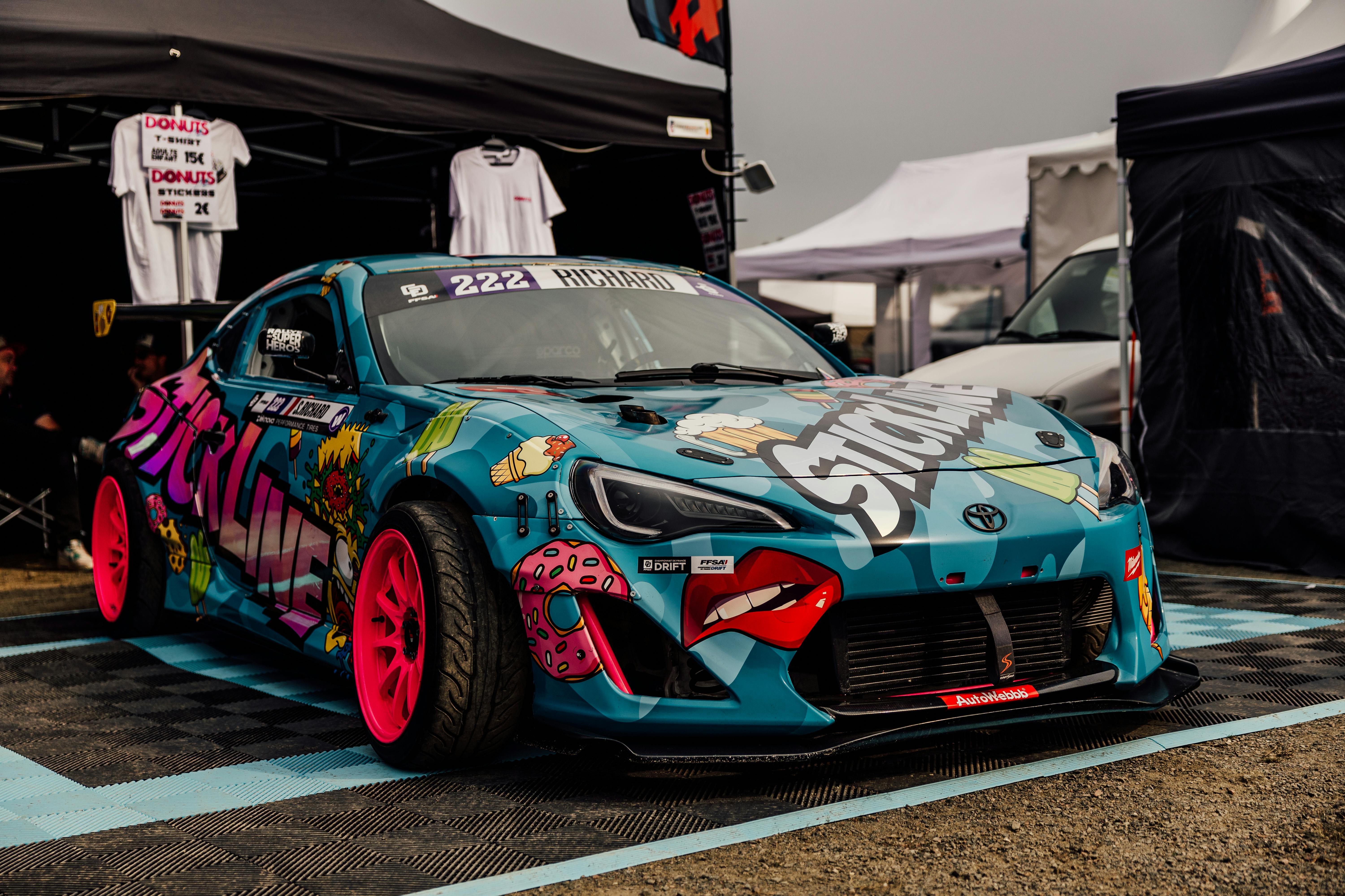 Car wrapping colorato